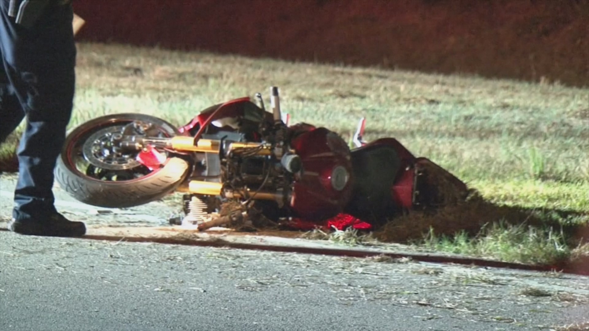 Photos Fatal motorcycle crash in Spring